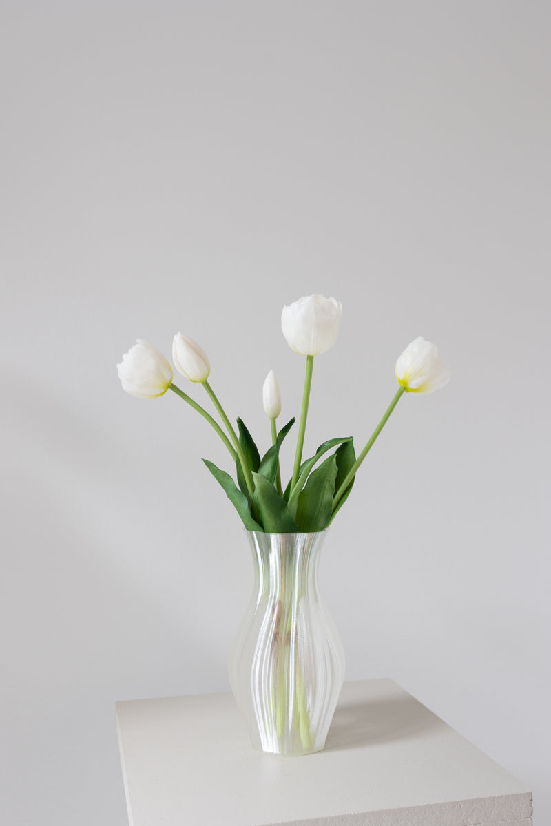 Artificial Tulip Bouquet White | Brighten Your Space Today | Shop Now ...